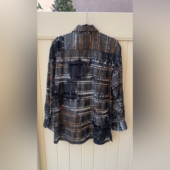 Inserch Abstract Pattern Shirt. From Italy. - Picture 3 of 4